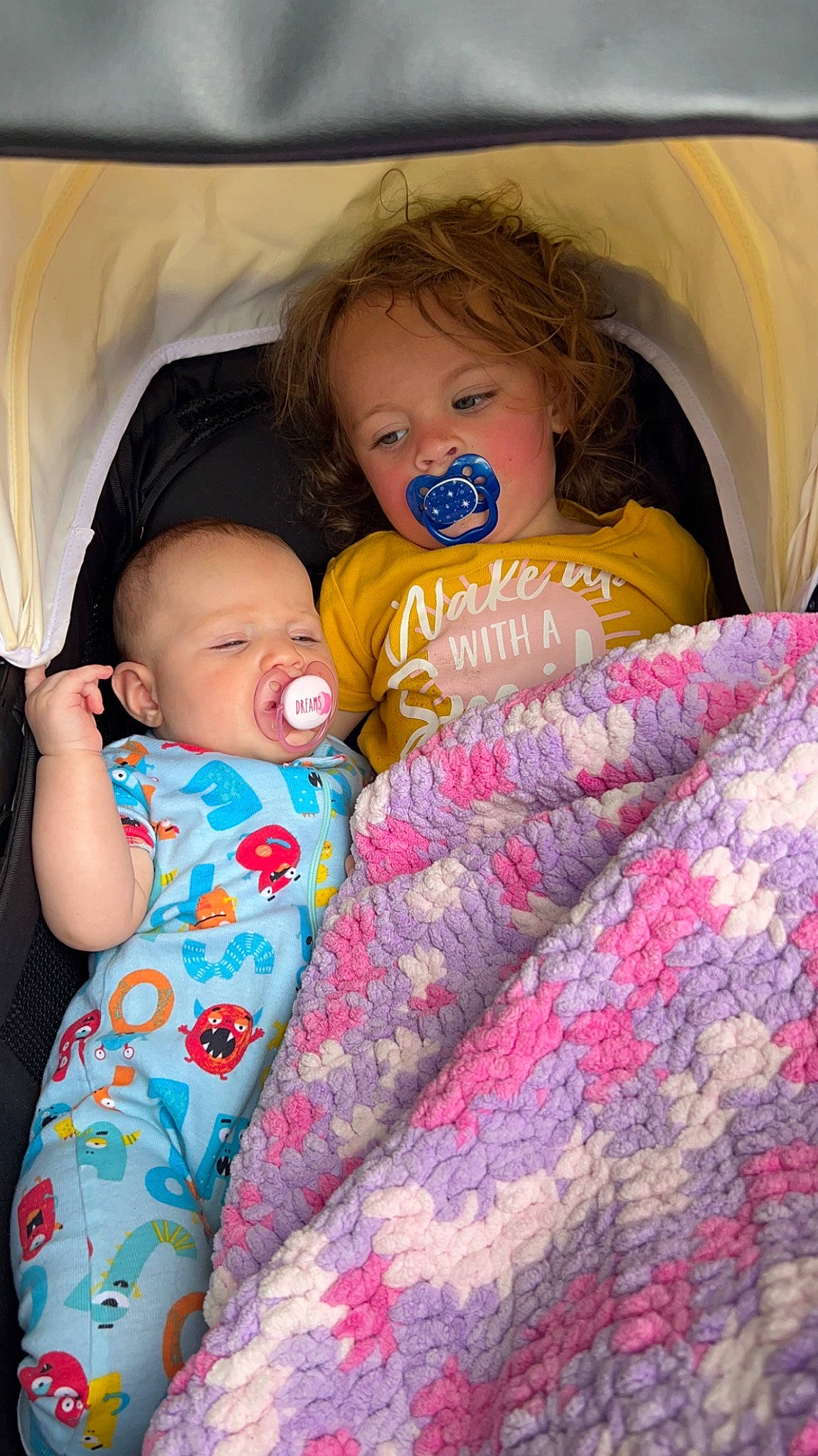 Londyn joined the competition — help win amazing prizes! baby, baby_products, baby_toddler_clothing, cheek, child, comfort, event, eye, face, facial_expression, fun, happy, iris, linens, nose, person, sitting, skin, smile, textile