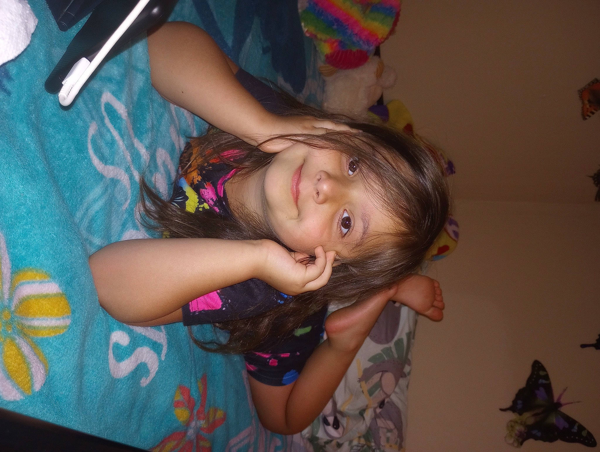 Mariela is registered to the contest to win money with this photo: black_hair, child, elbow, event, finger, fun, hand, happy, iris, joint, joy, mouth, nail, nose, person, skin, smile, t_shirt, thigh, toddler