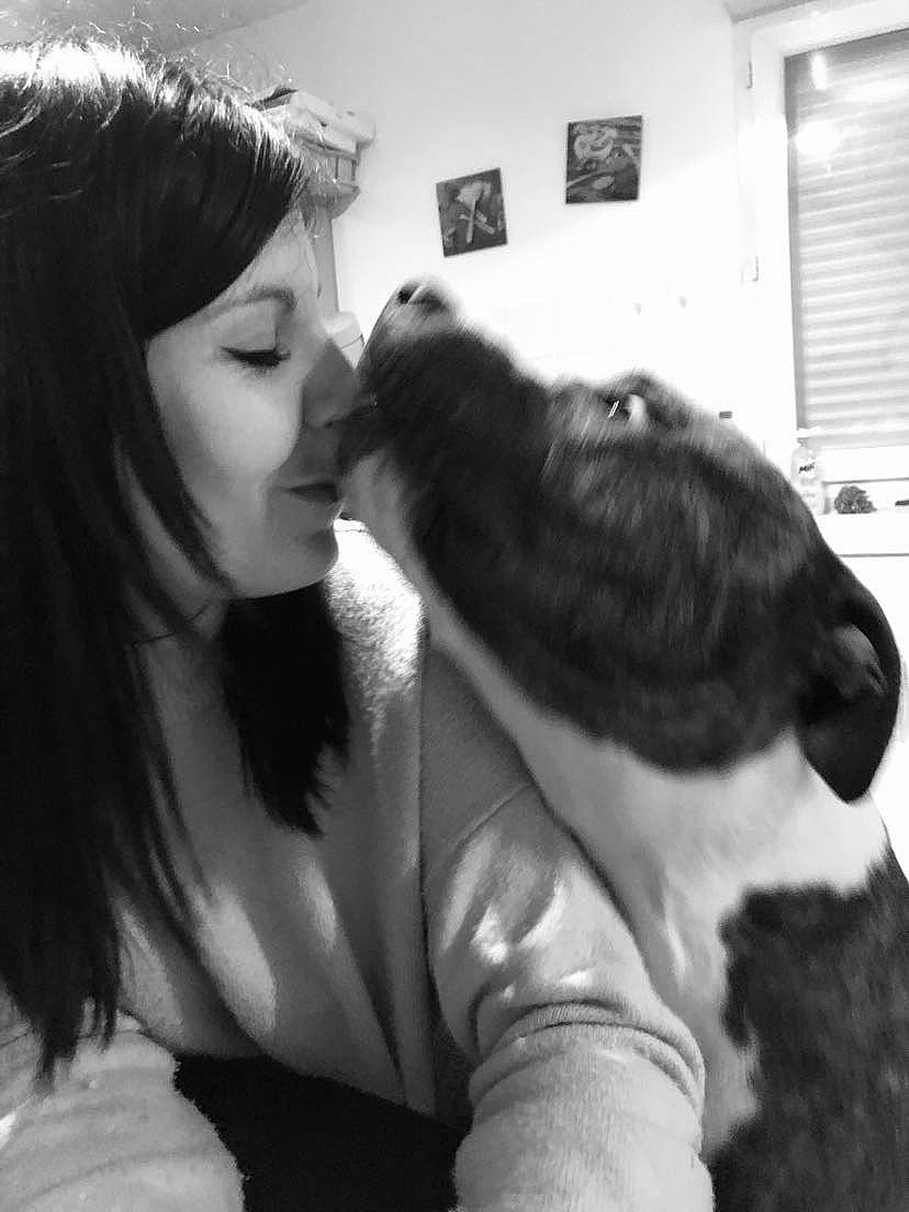 Pongo a rejoint le concours — aidez-le/la à gagner de superbes lots ! beard, black_hair, carnivore, comfort, companion_dog, dog_breed, eyebrow, eyelash, eyewear, felidae, gesture, happy, jaw, lip, mammal, mouth, shoulder, small_to_medium_sized_cats, style, whiskers