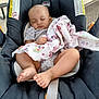 Evalynn is registered to the contest to win money with this photo: baby, blanket, car_seat, chicco, child, clothing, cute, foot, grass, infant, mickey_mouse, outdoor, pattern, peaceful, picnic_table, resting, seatbelt, sleeping, soft, toddler