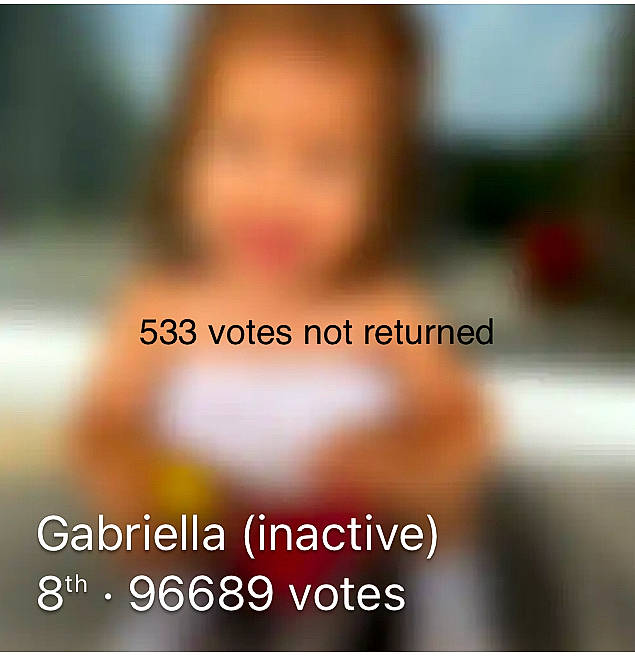 Addilynn is registered to the contest to win money with this photo: brand, font, gesture, happy, logo, macro_photography, person, photo_caption, portrait_photography, selfie, smile