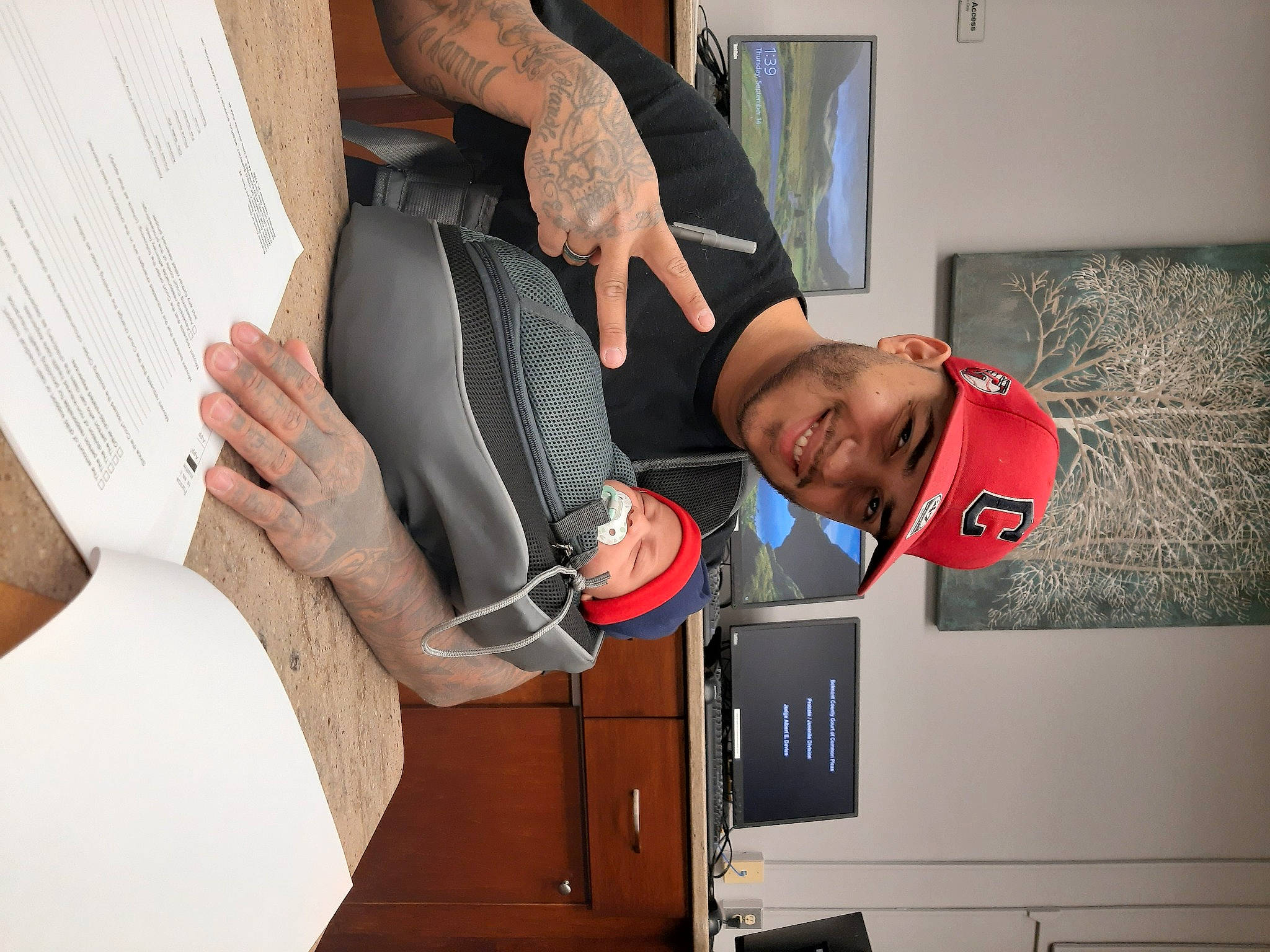 Prince Angel joined the competition — help win amazing prizes! arm, audio_equipment, automotive_design, comfort, computer, computer_monitor, electronic_device, employment, eyewear, headwear, job, joy, knee, person, picture_frame, room, shoulder, smile, suit, thigh