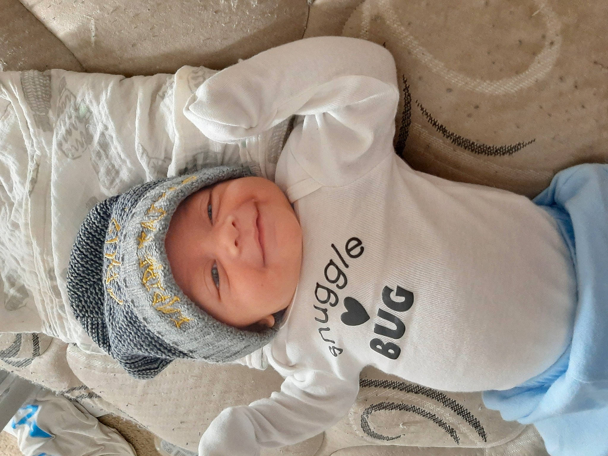 Prince Angel is registered to the contest to win money with this photo: baby, baby_products, baby_safety, baby_sleeping, baby_toddler_clothing, bedtime, cheek, child, comfort, face, head, headgear, headwear, joy, linens, nap, person, product, room, skin