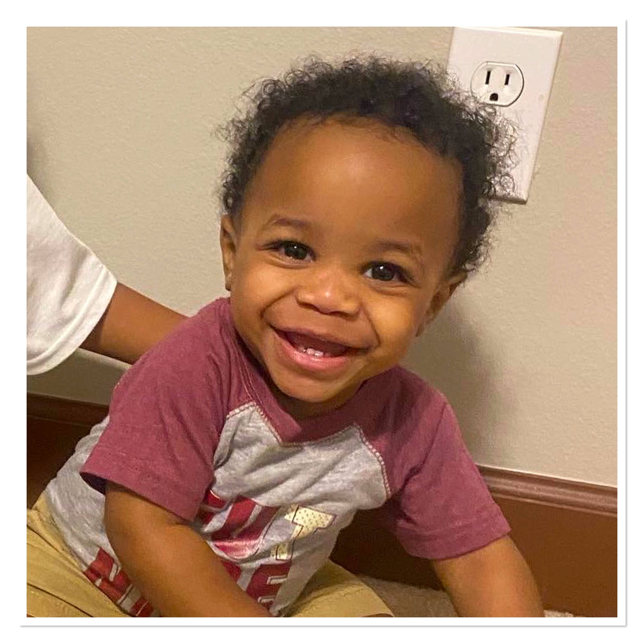 Brian joined the competition — help win amazing prizes! baby, beauty, cheek, child, elbow, face, forehead, fun, gesture, hairstyle, happy, joy, laugh, magenta, nose, person, room, sitting, sleeve, smile