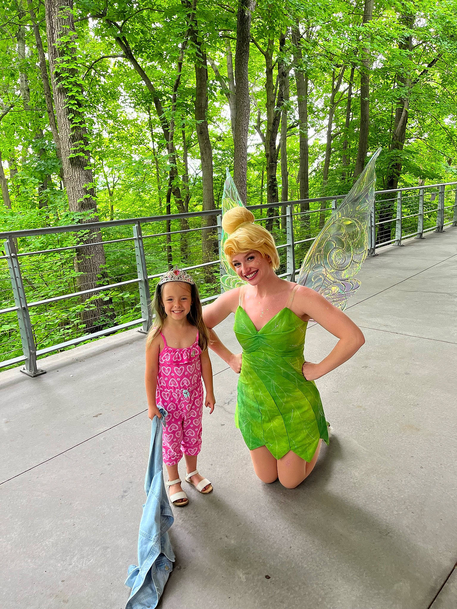 Danielle is registered to the contest to win money with this photo: event, forest, fun, garden, gesture, grass, happy, headwear, joy, jungle, leisure, magenta, people_in_nature, person, plant, recreation, spring, toddler, tree, vacation