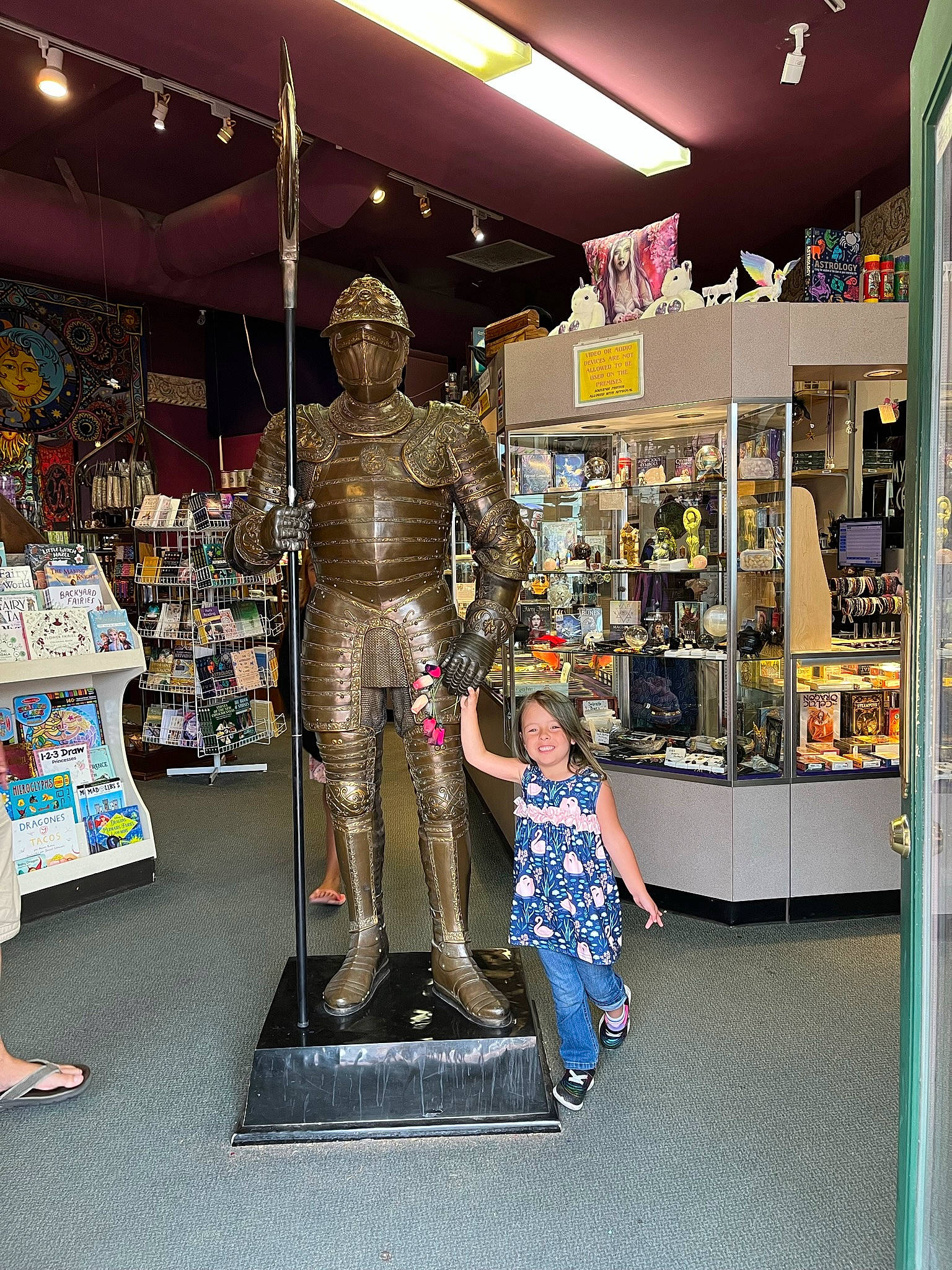 Danielle joined the competition — help win amazing prizes! art, bronze_sculpture, city, collection, display_case, display_window, event, fun, joy, market, marketplace, metal, person, retail, sculpture, service, shelf, shopping, statue, toy