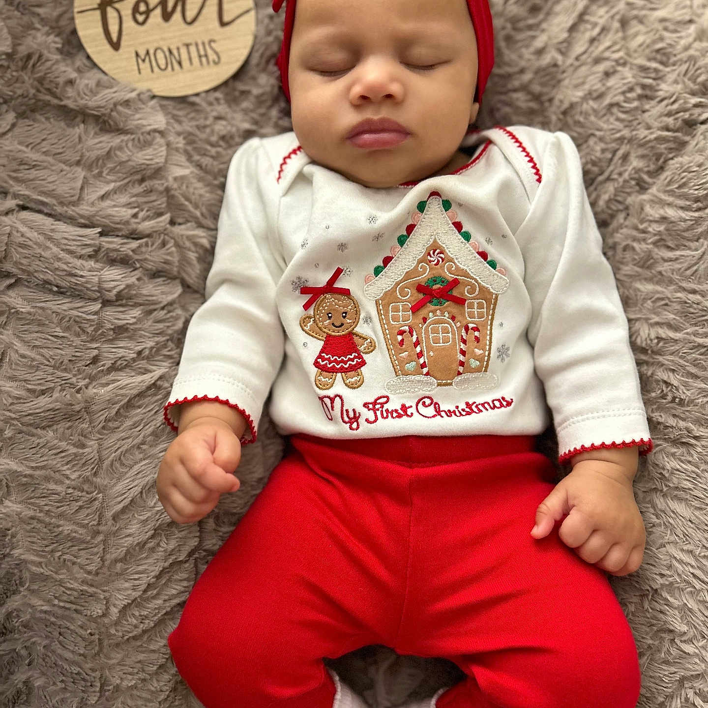 Charleigh joined the competition — help win amazing prizes! baby, bonnet, clothing, cushion, face, hat, head, homedecor, hood, knitwear, newborn, pants, person, photography, portrait, sitting, sleeping, sweater, sweatshirt, t_shirt
