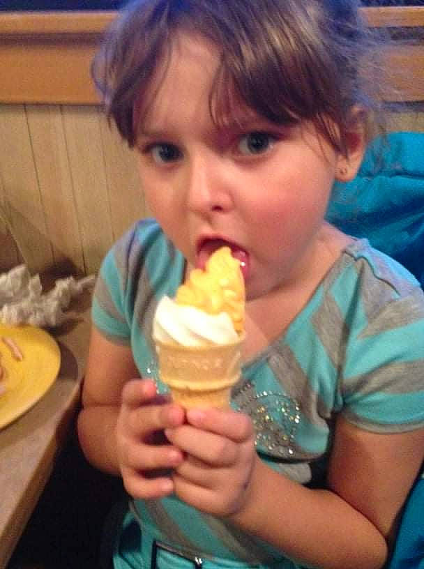 Kailey is registered to the contest to win money with this photo: baked_goods, cream, cuisine, dairy, dessert, dish, dondurma, fast_food, food, food_craving, frozen_dessert, gelato, ice_cream, ice_cream_cone, ingredient, junk_food, person, soft_serve_ice_creams, sorbetes, surprise