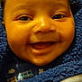 Amadeus joined the competition — help win amazing prizes! baby, blanket, blue_blanket, child, closeup, clothing, cozy, cute, expression, eyes, face, happy, indoors, infant, mouth, portrait, skin, smiling, warm, young