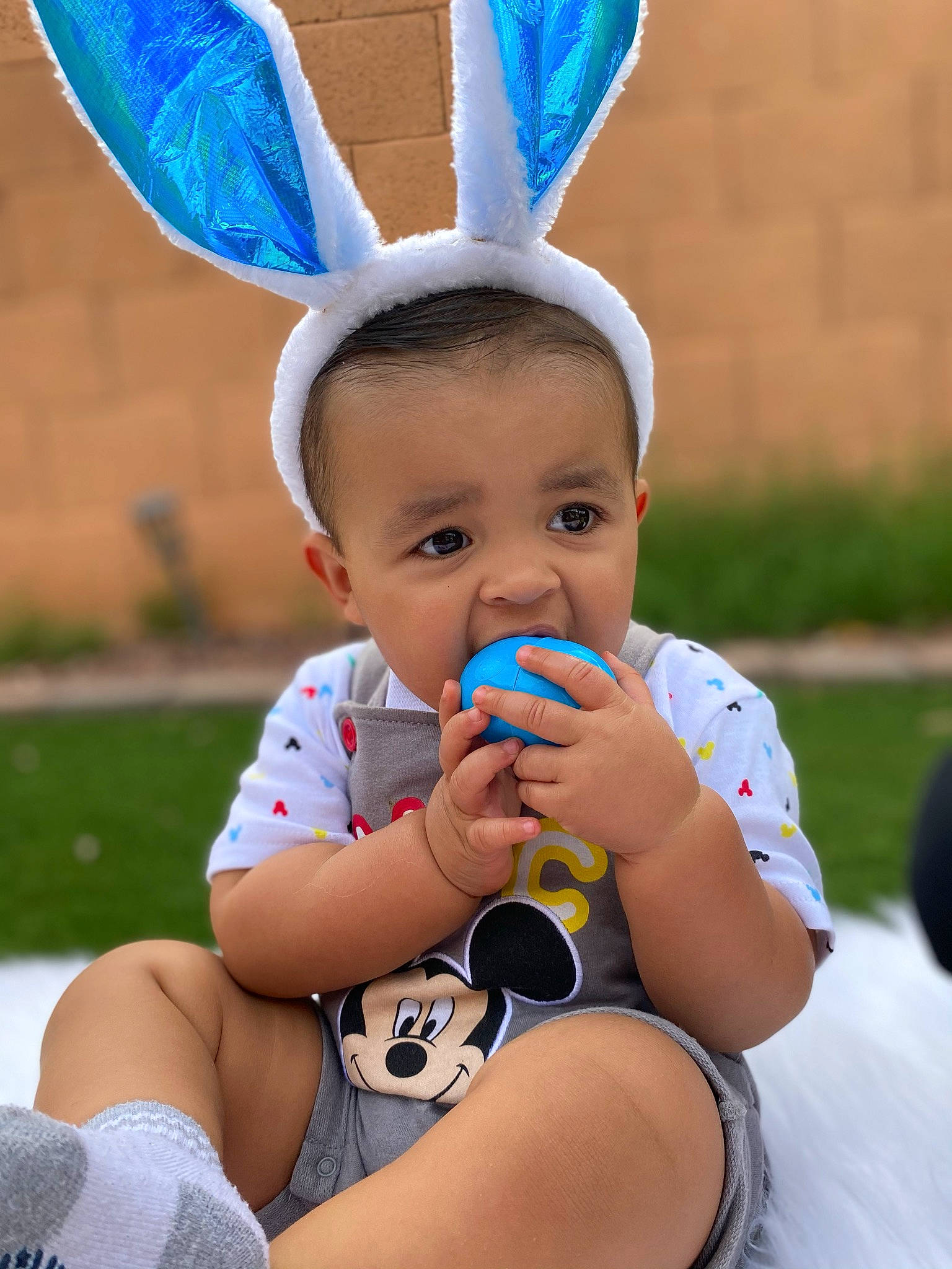 David joined the competition — help win amazing prizes! baby, baby_toddler_clothing, beauty, blue, child, fun, grass, green, happy, head, human_body, leg, leisure, person, photograph, skin, snapshot, summer, thigh, toddler
