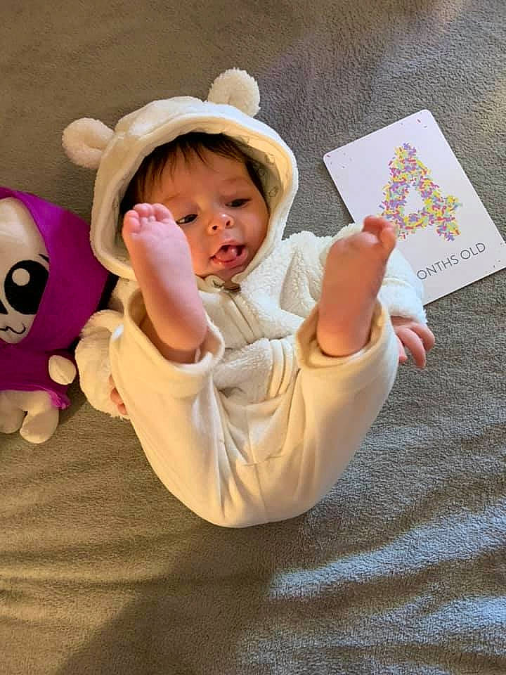 Aleia is registered to the contest to win money with this photo: arm, baby_toddler_clothing, child, comfort, design, finger, flooring, foot, fun, gesture, happy, hat, human_leg, leisure, person, play, sitting, sun_hat, thumb, toddler