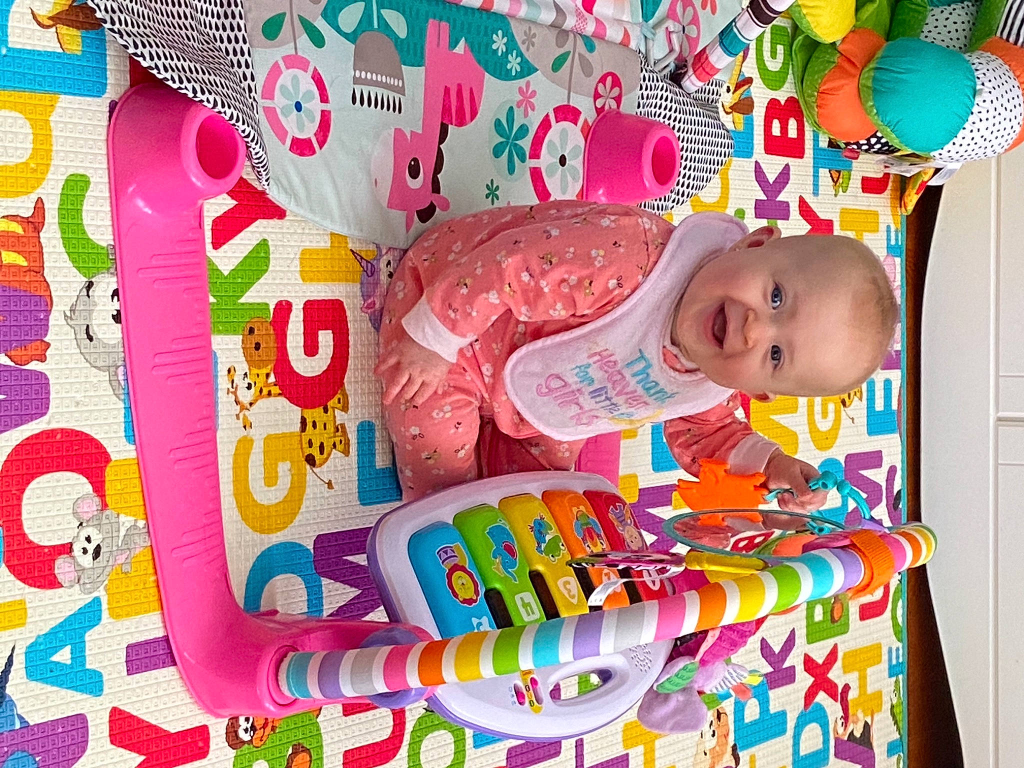 Savanna joined the competition — help win amazing prizes! baby, baby_products, baby_toddler_clothing, baby_toys, child, event, font, fun, happy, linens, magenta, party, pattern, person, pink, play, product, room, smile, toddler