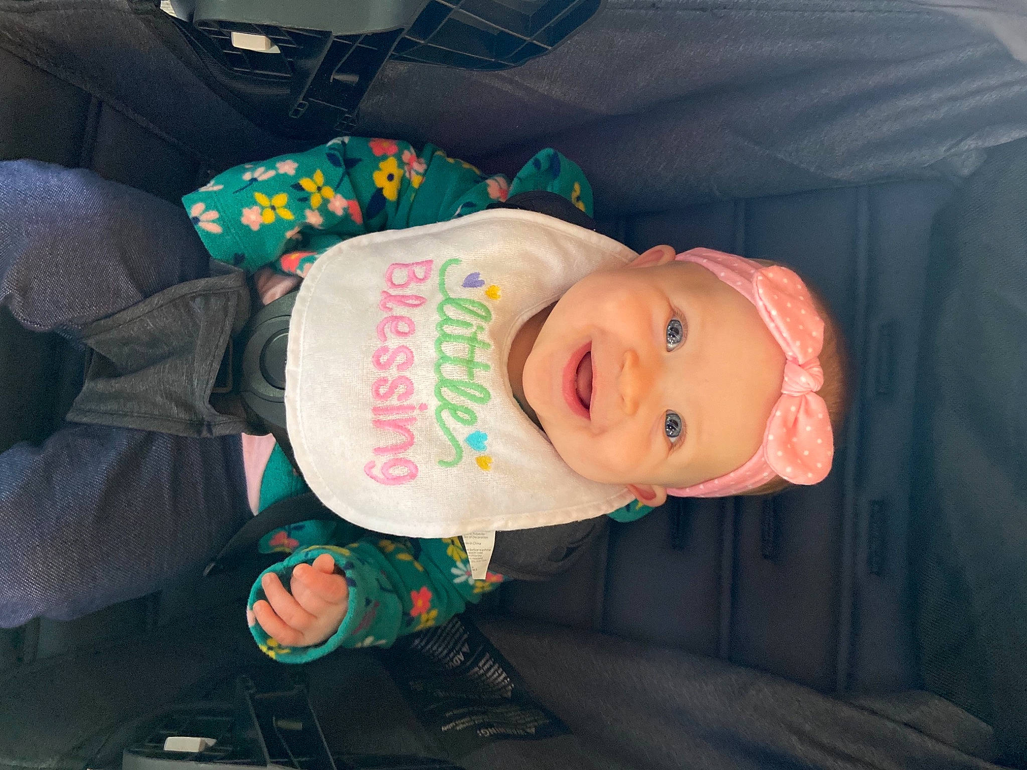 Savanna joined the competition — help win amazing prizes! baby, baby_products, baby_toddler_clothing, cheek, child, comfort, face, fun, happy, hat, headgear, headwear, mouth, person, sitting, sleeve, smile, toddler