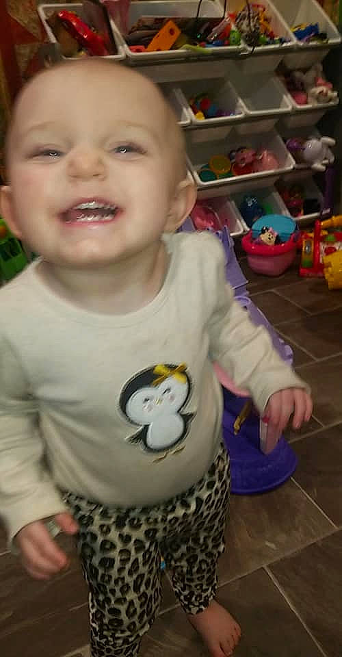 Arraya joined the competition — help win amazing prizes! baby, cheek, child, eye, face, facial_expression, fun, head, iris, joy, laugh, lip, nose, organ, person, play, skin, smile, standing, toddler