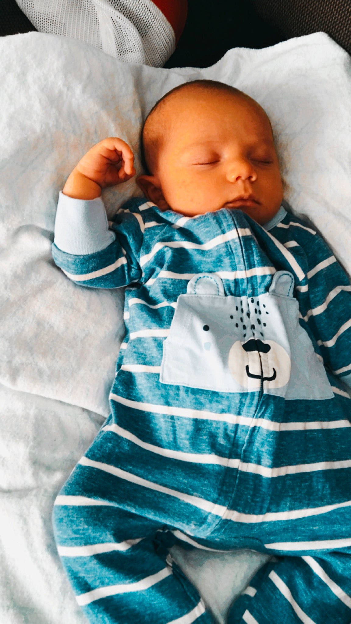 Landyn is registered to the contest to win money with this photo: baby, baby_products, baby_toddler_clothing, blue, cheek, child, linens, person, product, skin, sleep, textile, toddler