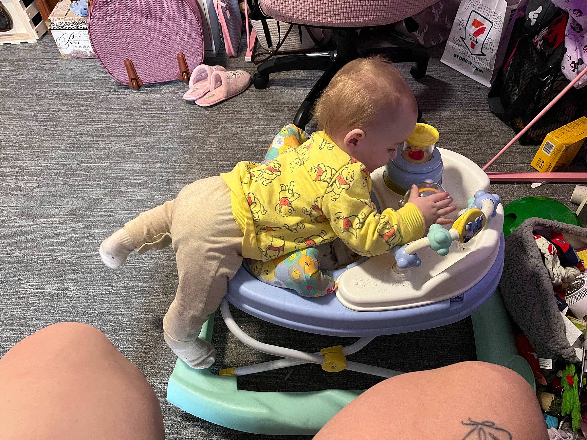 Atticus joined the competition — help win amazing prizes! baby, baby_products, chair, child, comfort, flooring, fun, games, human_leg, joint, lap, leisure, person, play, recreation, shoe, sitting, thigh, toddler, toy