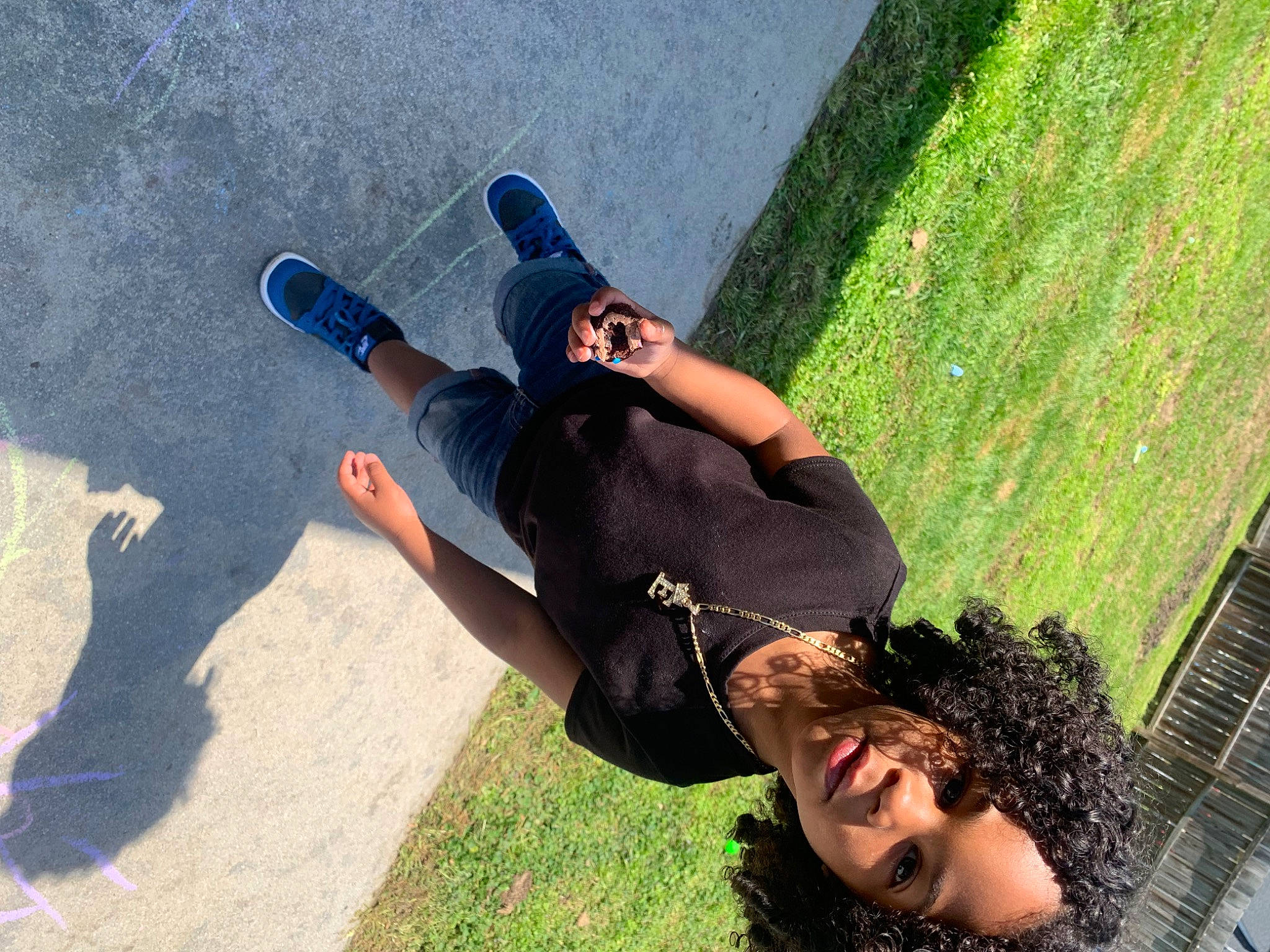 Ethan joined the competition — help win amazing prizes! cool, electric_blue, fun, grass, happy, human_leg, joint, knee, lawn, leaf, leg, leisure, people_in_nature, person, plant, recreation, shoe, sneakers, summer, thigh