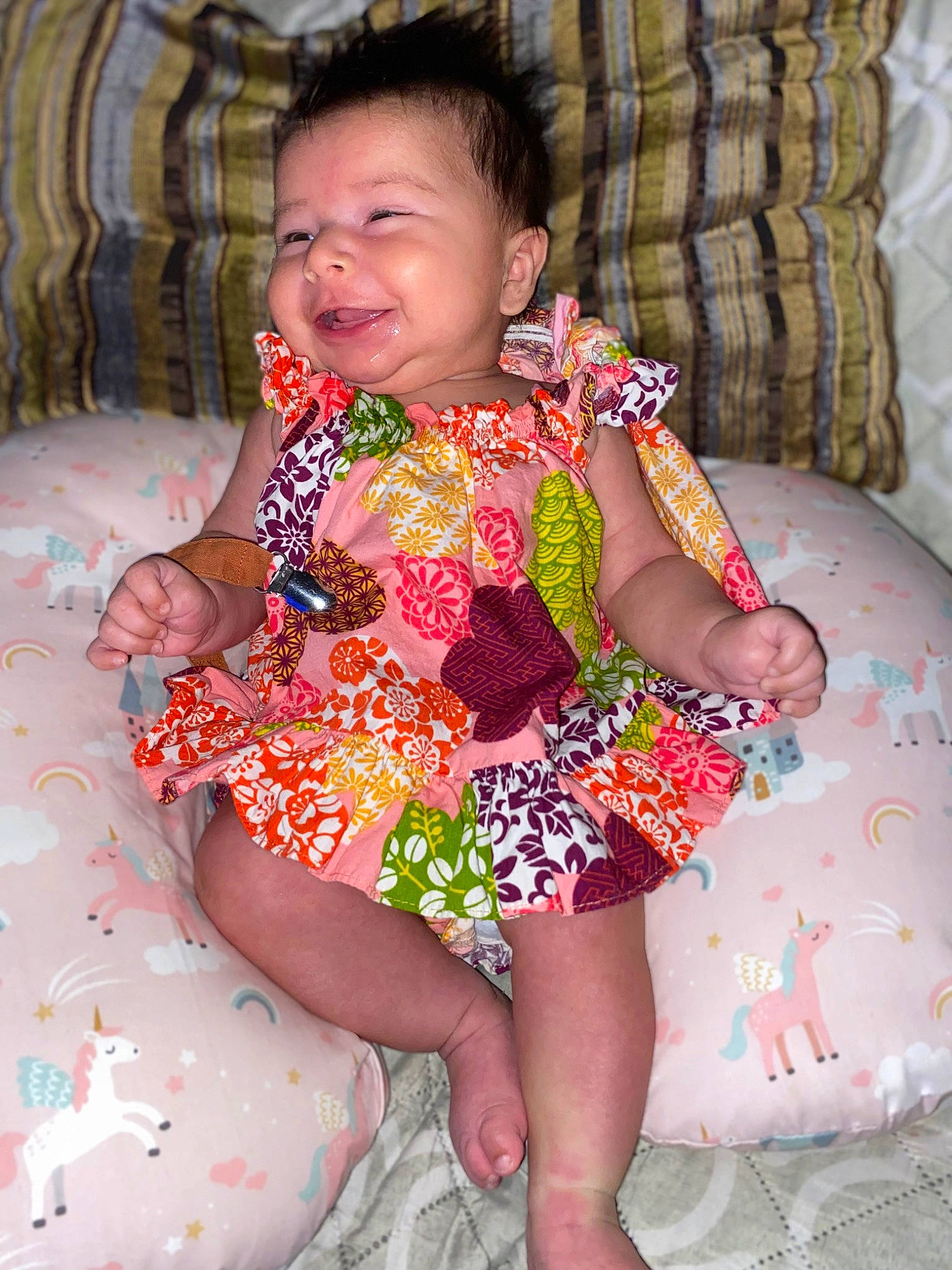 Amethyst joined the competition — help win amazing prizes! baby_toddler_clothing, cheek, comfort, dress, eye, face, facial_expression, finger, hair, hairstyle, head, mouth, person, pink, purple, skin, sleeve, smile, textile, thigh