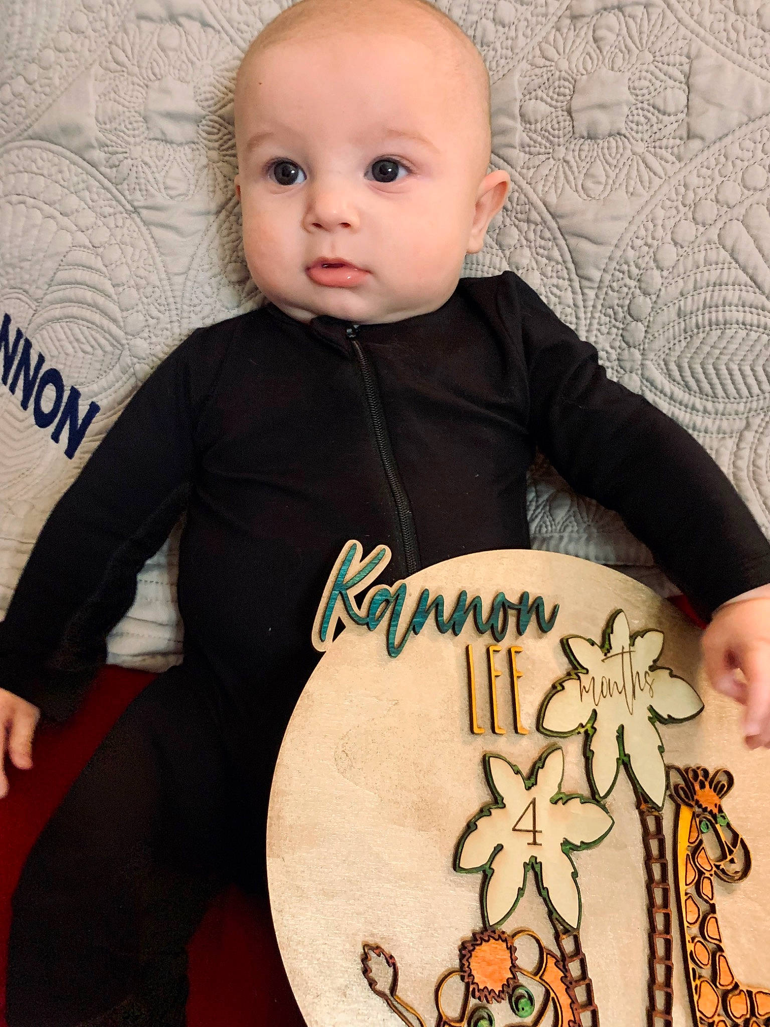 Kannon joined the competition — help win amazing prizes! art, baby, baby_toddler_clothing, beauty, cheek, child, chin, eyebrow, face, happy, iris, linens, neck, organ, pattern, person, sitting, sleeve, textile, toddler