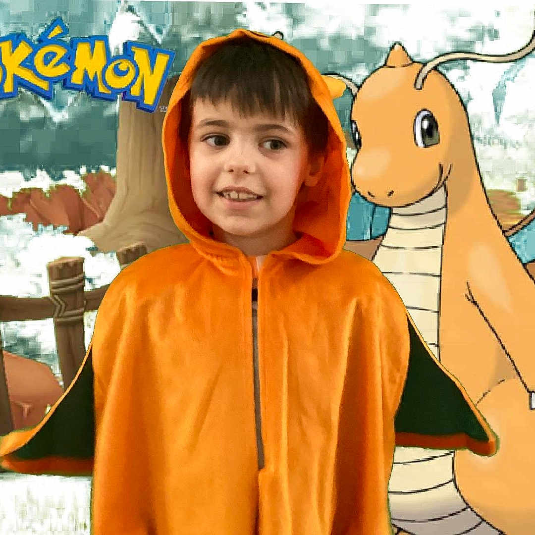 Noah joined the competition — help win amazing prizes! animal, art, boy, cape, cartoon, child, clothing, coat, dinosaur, drawing, face, festival, halloween, head, hood, male, person, photography, portrait, reptile