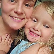 Charlotte joined the competition — help win amazing prizes! adult, blonde, bodypart, cosmetics, face, female, finger, hair, hand, happy, head, laughing, mouth, person, photography, portrait, selfie, smile, teeth, woman