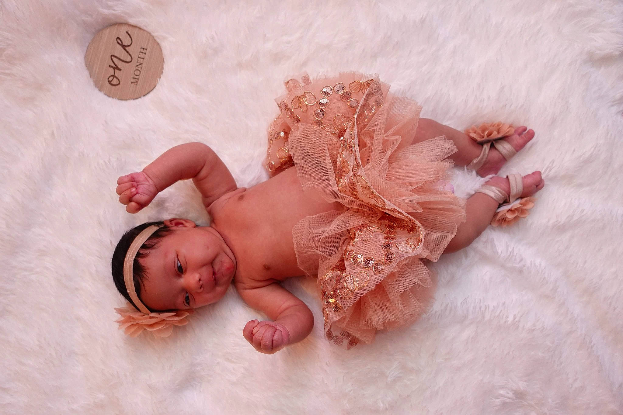 Azalea joined the competition — help win amazing prizes! arm, art, baby, baby_toddler_clothing, comfort, embellishment, fashion_accessory, finger, foot, hair_accessory, happy, headband, headgear, headpiece, human_body, jewellery, person, pink, skin, toddler