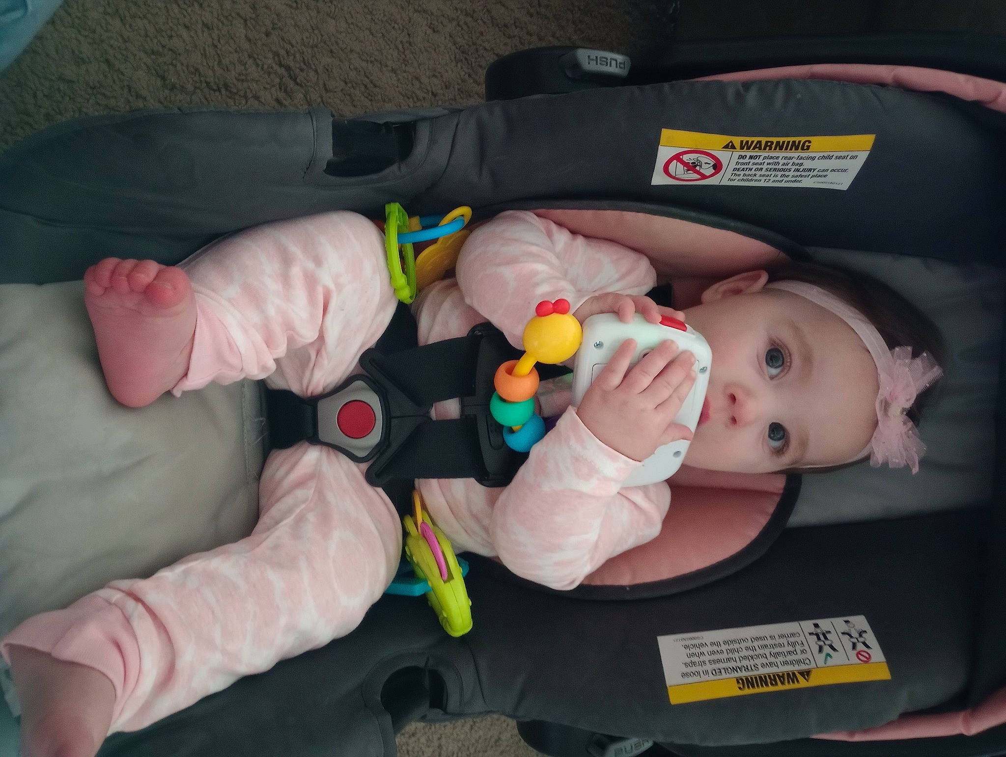 Nova joined the competition — help win amazing prizes! baby, baby_carriage, baby_products, baby_safety, baby_toddler_clothing, baby_toys, bag, car_seat, child, comfort, headwear, person, plastic, room, thumb, toddler