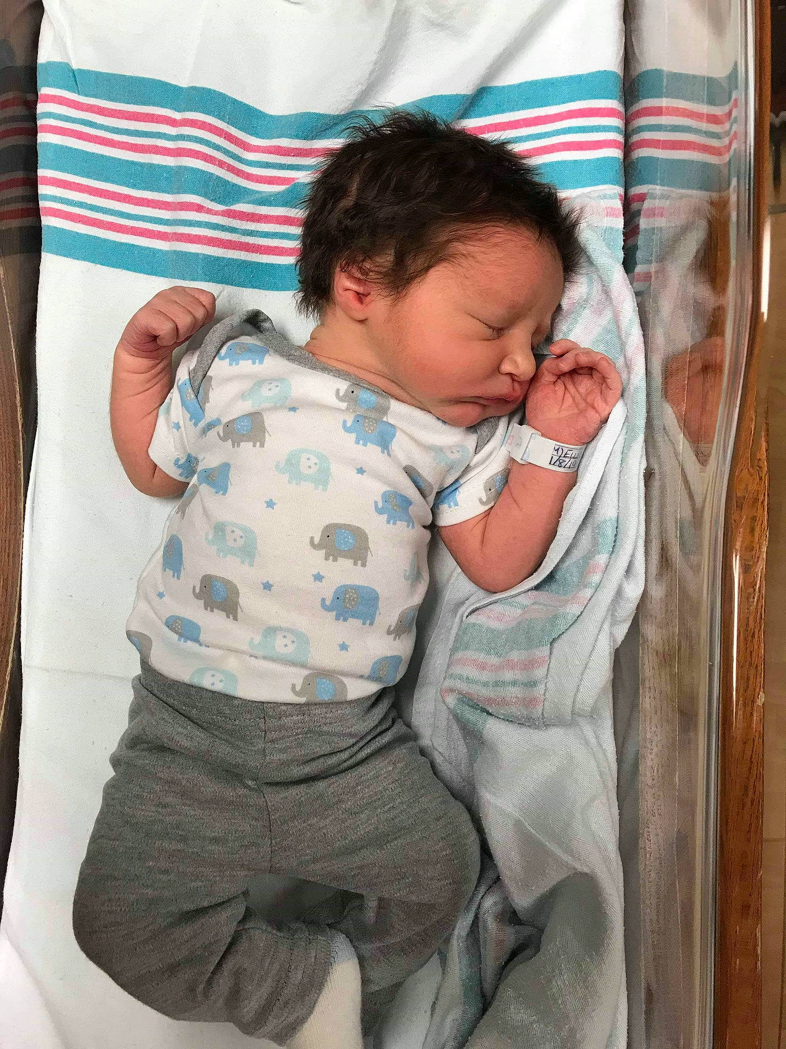 Gavyn joined the competition — help win amazing prizes! arm, baby_products, bedtime, car_seat, child, infant, nap, person, product, sitting, sleep, toddler
