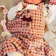 Lydia Amayra joined the competition — help win amazing prizes! baby, infant, child, portrait, lying_down, checkered_outfit, pink_clothing, white_sleeves, bow, frills, blanket, bedding, toy, stuffed_toy, indoor, cozy, face, eyes_open, fashion, photography