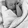 baby, blanket, face, head, newborn, person, photography, portrait, quilt, sleeping, white