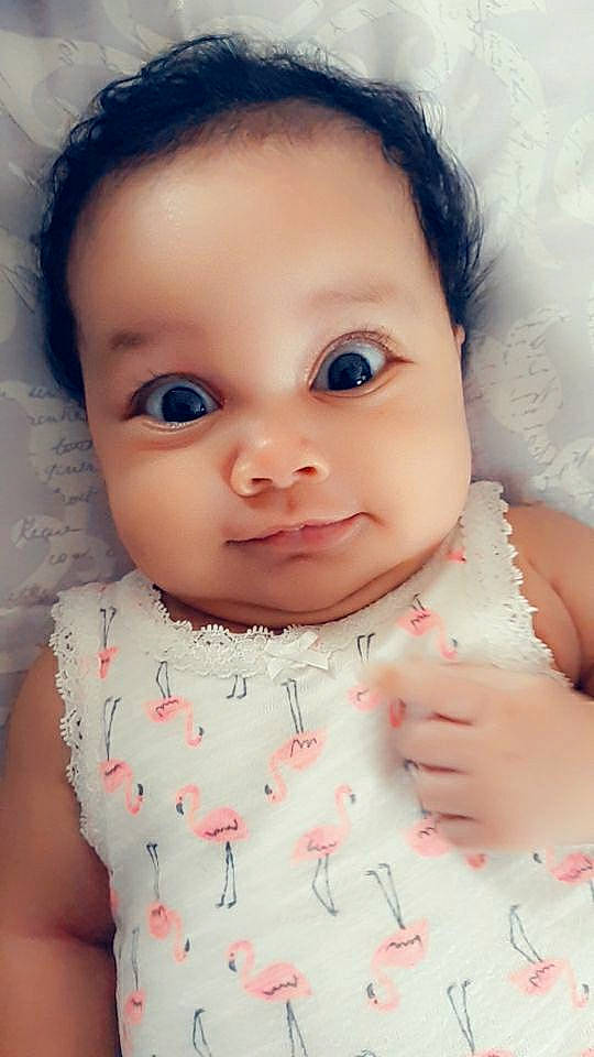 Charlee joined the competition — help win amazing prizes! baby, beauty, brown_hair, cheek, child, chin, doll, eye, eyebrow, eyelash, face, forehead, head, iris, lip, mouth, nose, person, pink, skin