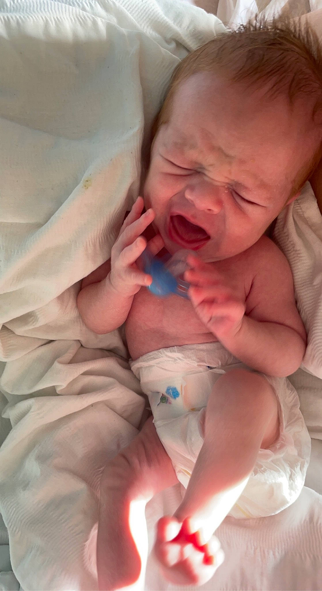 Brodie joined the competition — help win amazing prizes! baby, baby_products, baby_toddler_clothing, cheek, child, comfort, facial_expression, finger, gesture, hand, happy, lip, mouth, nail, nose, person, pink, product, skin, thumb