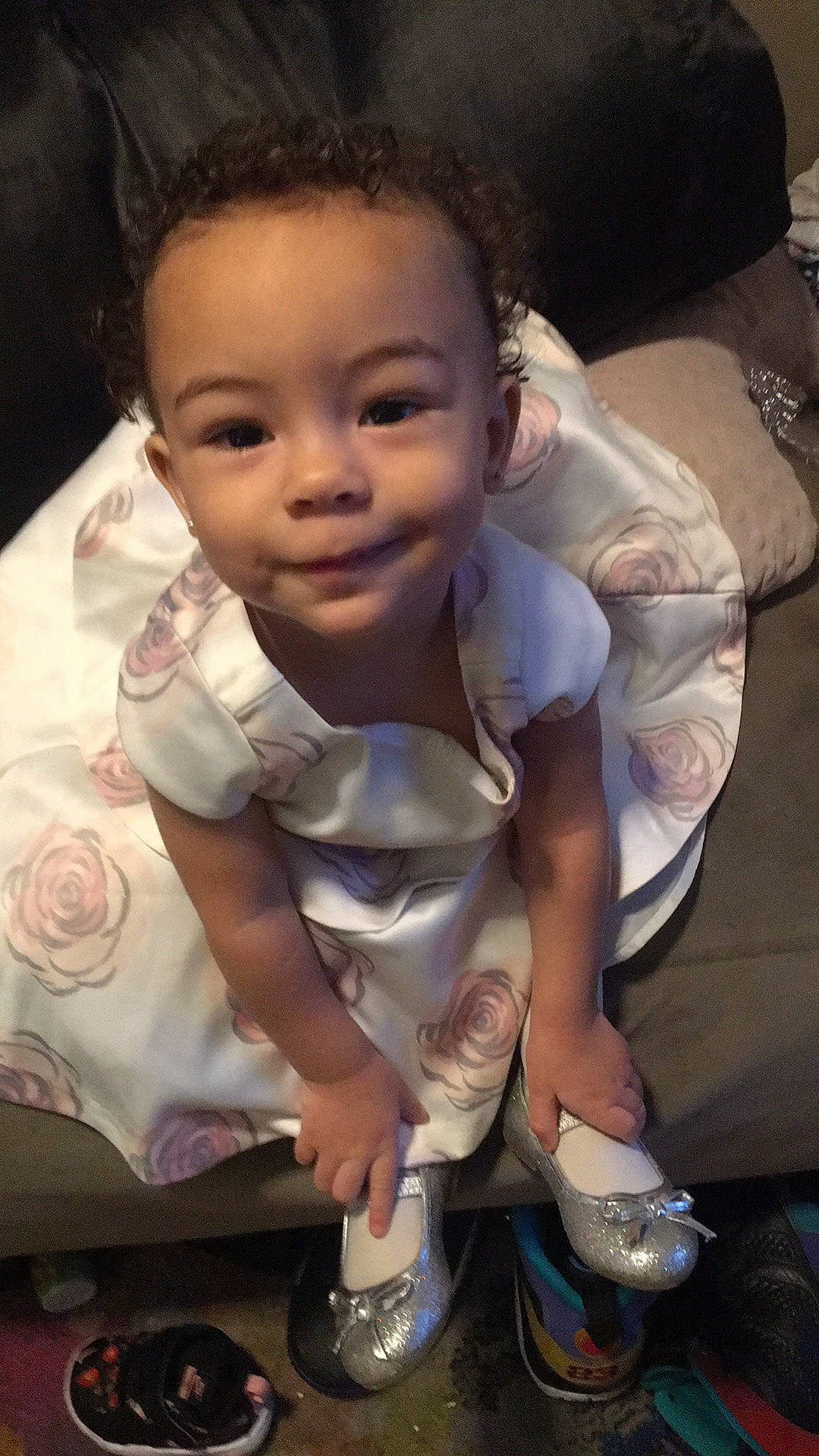 Tori is registered to the contest to win money with this photo: baby, baby_toddler_clothing, cheek, cool, eye, eyelash, face, flash_photography, fun, hairstyle, happy, iris, joy, lip, mouth, nose, person, skin, sleeve, smile