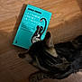 Tiger participe au concours pour gagner de l'argent avec cette photo : animal, black, book, brown, cat, closeup, curious, domestic_animal, feline, floor, indoor, literature, mammal, paperback, pet, quiet, reading, striped, tabby_cat, wooden_floor