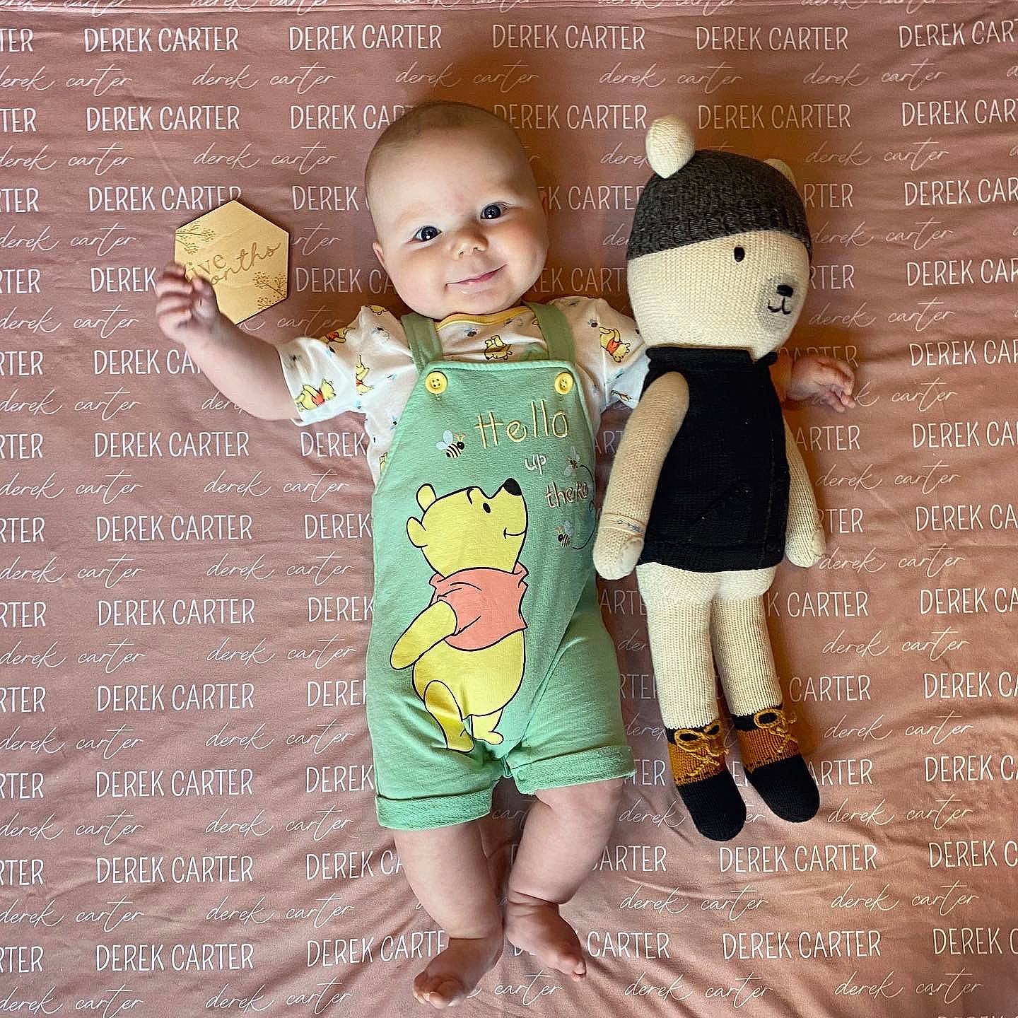 Derek joined the competition — help win amazing prizes! arm, baby_toddler_clothing, cheek, doll, eye, finger, gesture, hairstyle, happy, head, human_body, joy, pattern, people_in_nature, person, product, skin, sleeve, smile, standing