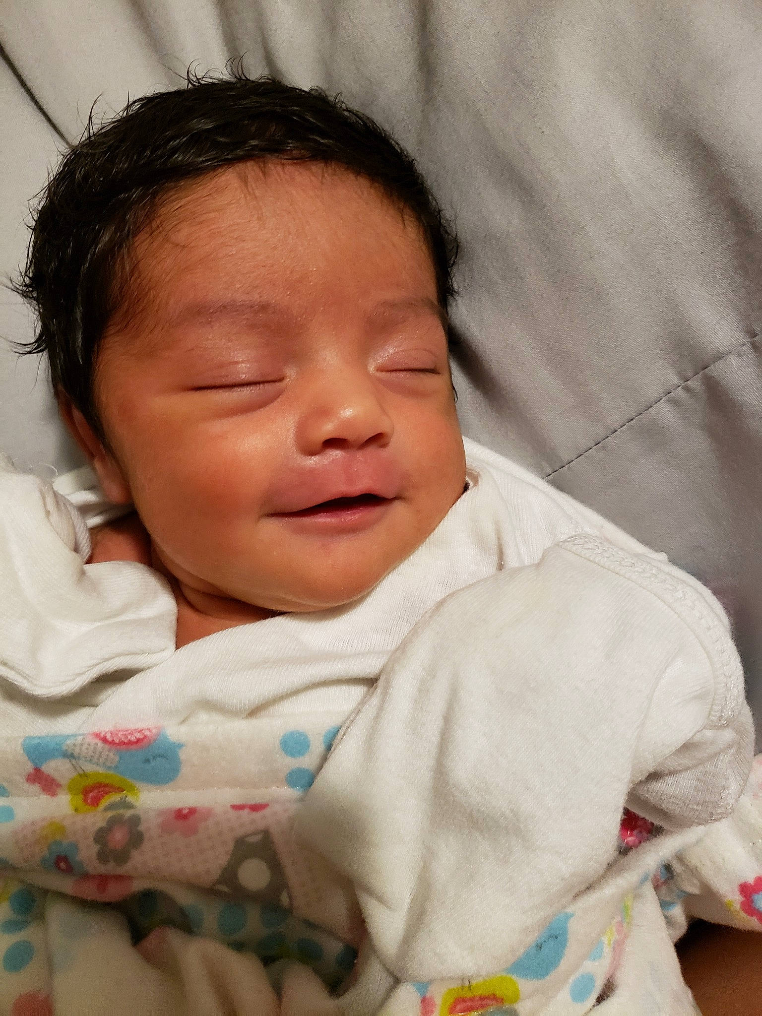 Adelina is registered to the contest to win money with this photo: baby, bedtime, cheek, child, face, nose, person, skin, sleep, toddler