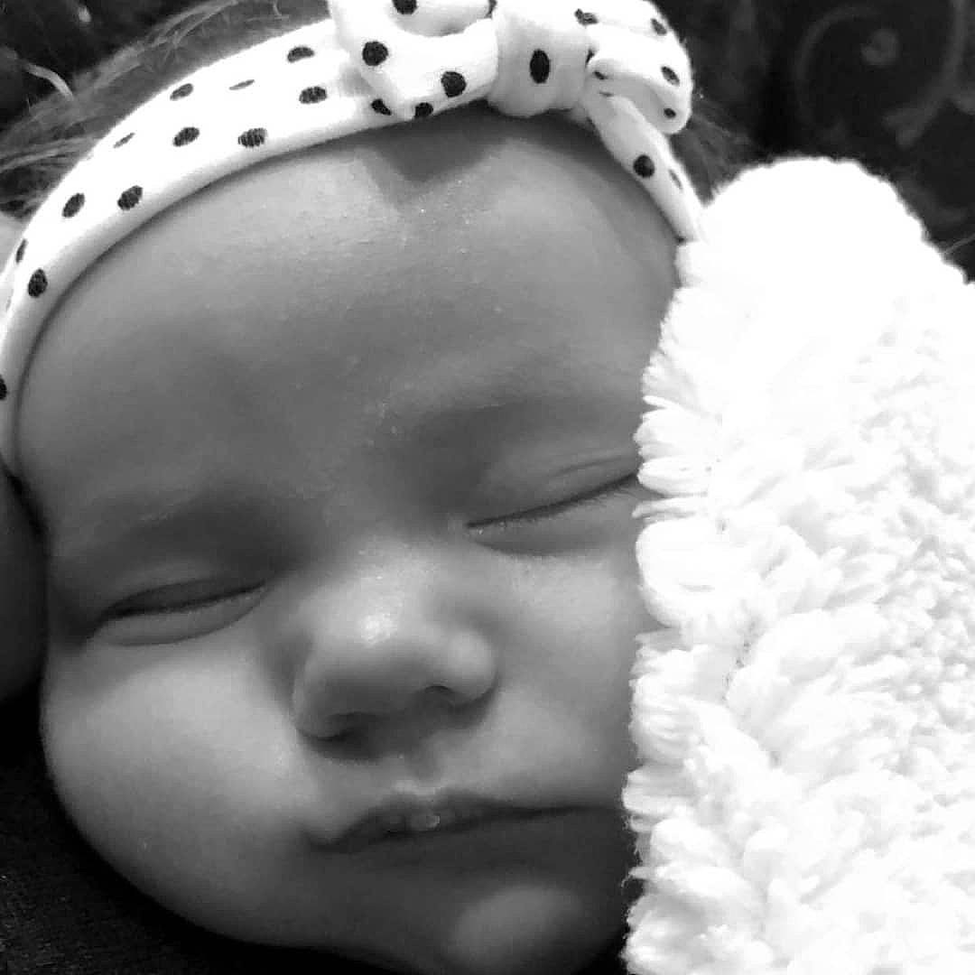 Zylah joined the competition — help win amazing prizes! baby, black, black_and_white, cheek, child, ear, eye, face, head, headgear, lip, monochrome, monochrome_photography, mouth, nose, person, photograph, photography, smile, toddler