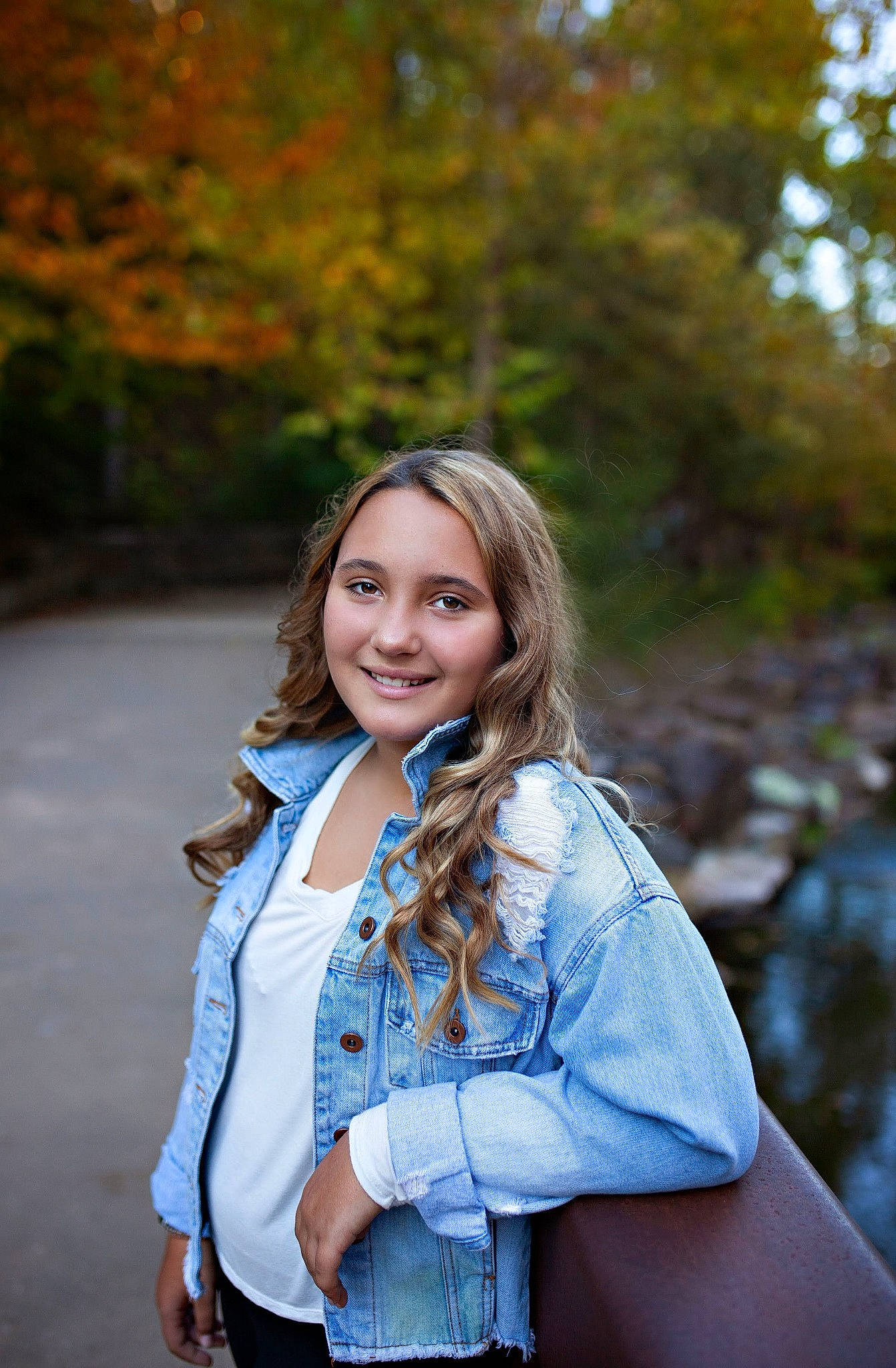 Hali is registered to the contest to win money with this photo: belt, blond, brown_hair, denim, electric_blue, flash_photography, forest, grass, happy, jewellery, joy, laugh, leaf, lip, long_hair, pattern, people_in_nature, person, sitting, smile