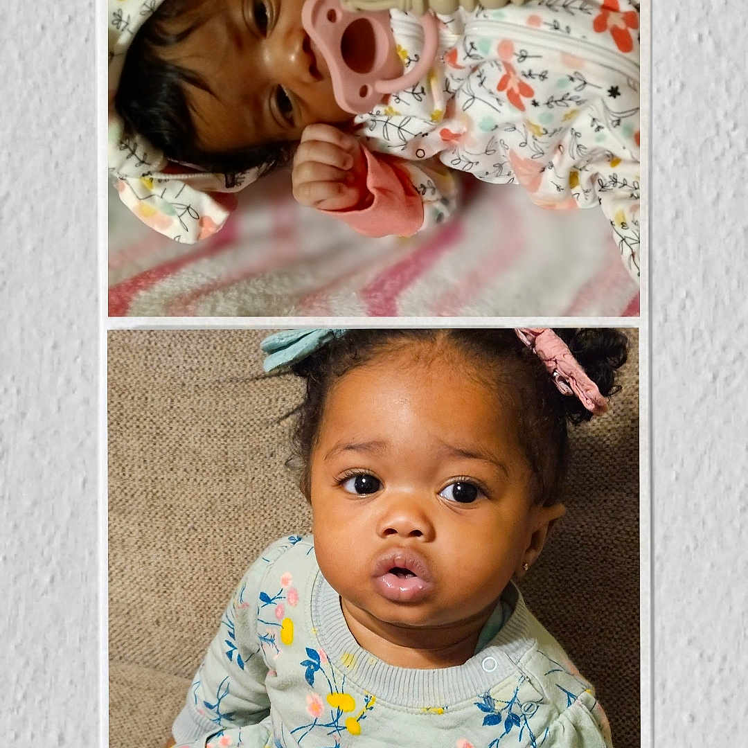 Janai joined the competition — help win amazing prizes! art, baby, bodypart, bonnet, businesscard, clothing, collage, face, happy, hat, head, mouth, newborn, paper, person, photography, portrait, quilt, t_shirt, text