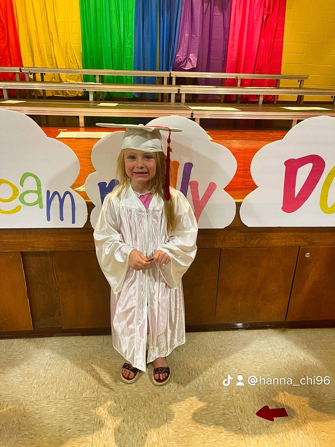 Brooklyn is registered to the contest to win money with this photo: child, curtain, event, fashion_design, flooring, fun, happy, hat, headwear, joy, magenta, peach, person, room, smile, temple, tradition, window_treatment