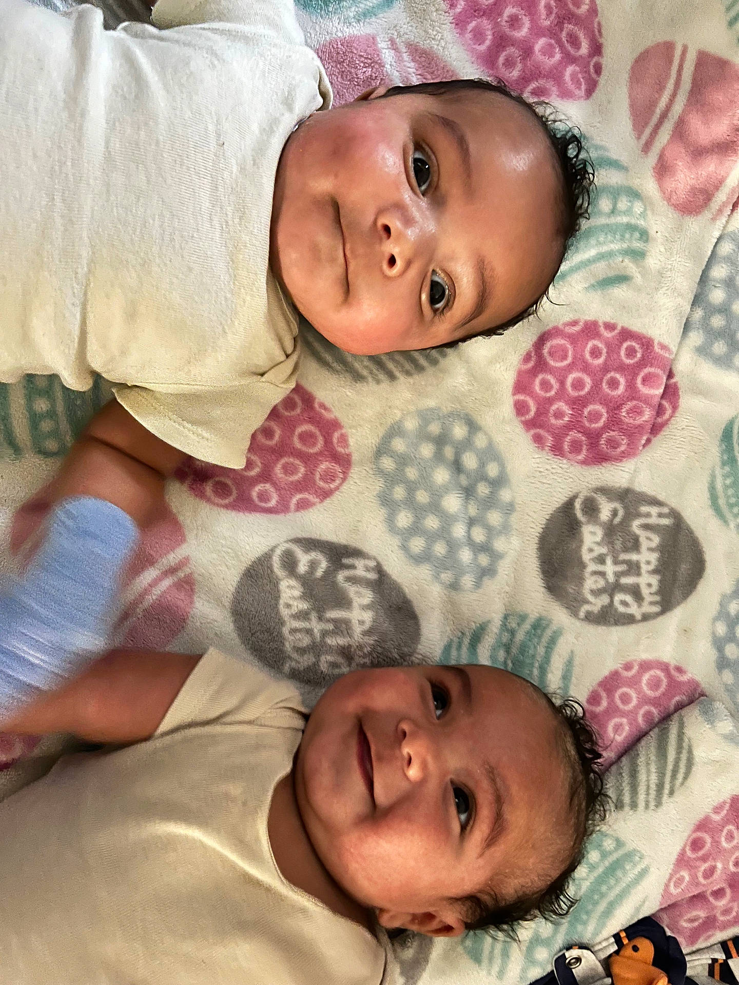 Benjamin is registered to the contest to win money with this photo: baby, bed, bedroom, blanket, clothing, cushion, face, furniture, happy, head, homedecor, indoors, newborn, person, photography, portrait, quilt, room, smile, t_shirt