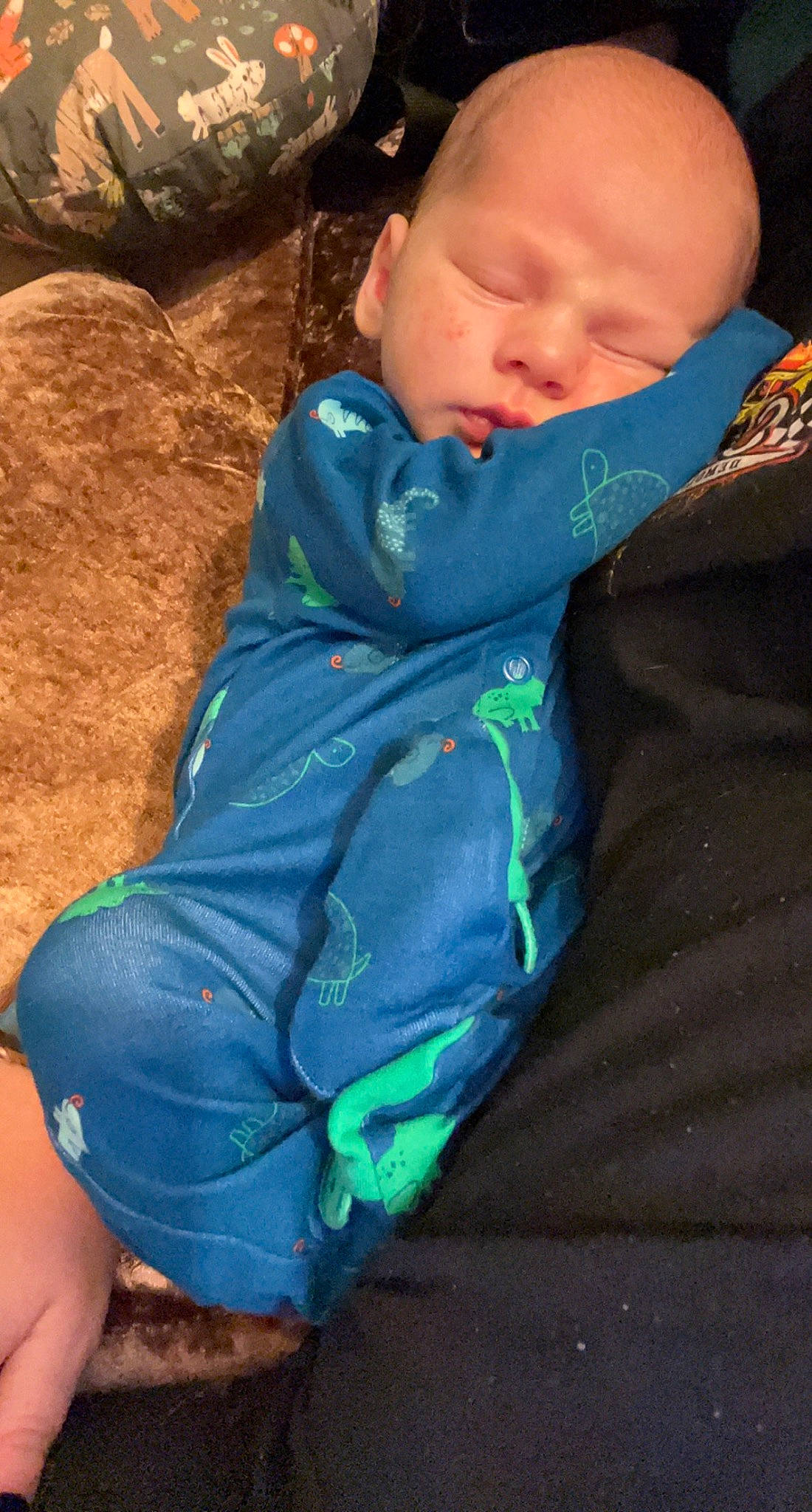 Kaisyn joined the competition — help win amazing prizes! azure, baby, baby_products, baby_toddler_clothing, child, comfort, electric_blue, fun, grass, happy, linens, nose, person, personal_protective_equipment, play, rock, sitting, sleeve, soil, toddler