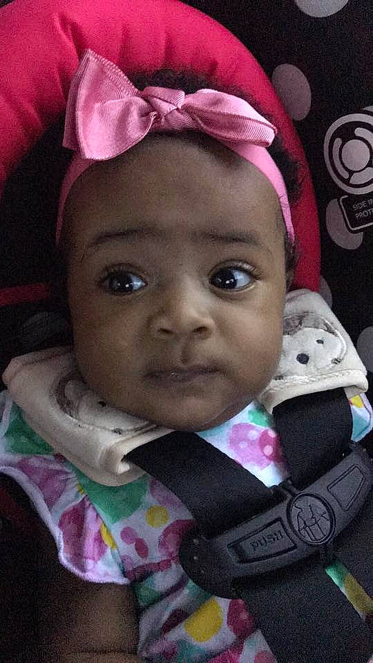 Azul joined the competition — help win amazing prizes! baby, baby_products, car_seat, cheek, child, ear, face, fashion_accessory, forehead, hair_accessory, head, headband, headgear, person, pink, product, skin, smile, toddler