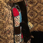 Munch joined the competition — help win amazing prizes! baby_toddler_clothing, carmine, comfort, fashion_accessory, fashion_design, flooring, fur, human_leg, linens, magenta, motif, pattern, plaid, room, sleeve, t_shirt, tints_and_shades, visual_arts, wood, wool