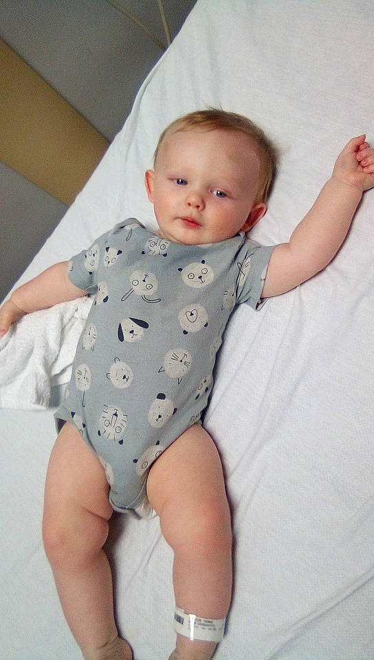 Thomas is registered to the contest to win money with this photo: arm, baby, baby_products, baby_toddler_clothing, child, person, product, skin, toddler