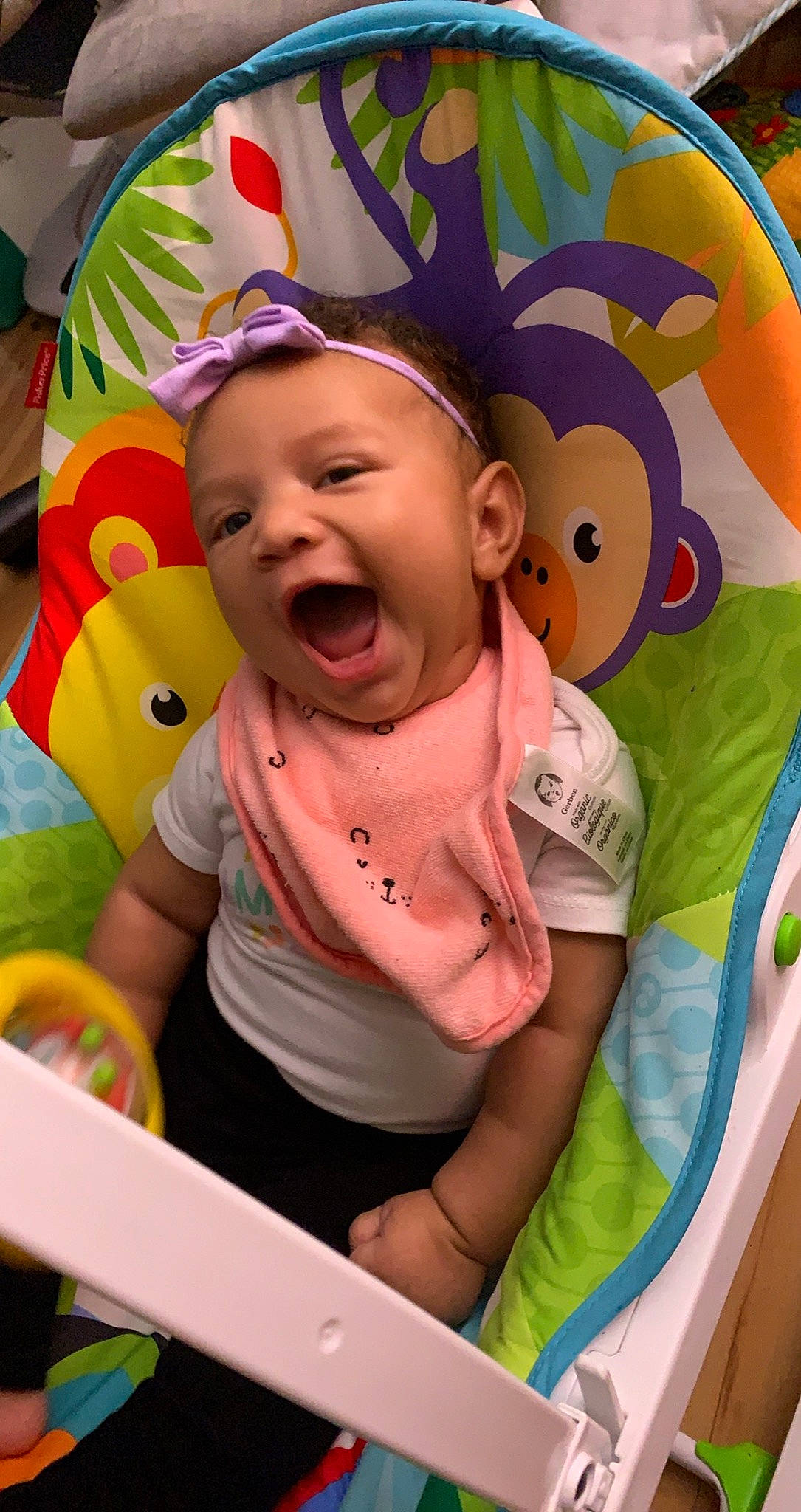 Everleigh is registered to the contest to win money with this photo: baby, baby_products, baby_toys, child, facial_expression, fun, happy, person, play, product, skin, smile, toddler, toy