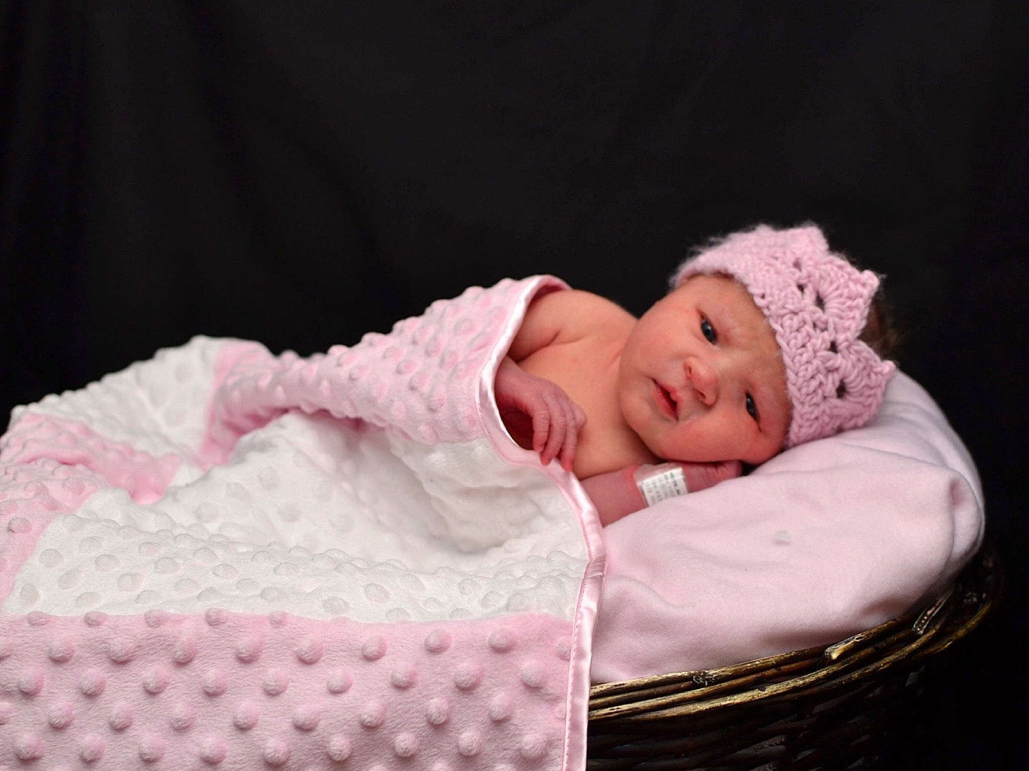 Isabelle Nichole is registered to the contest to win money with this photo: baby, baby_products, baby_sleeping, bedtime, birth, cheek, child, hair_accessory, headgear, headwear, person, photograph, photography, pink, portrait_photography, product, skin, sleep, smile, textile
