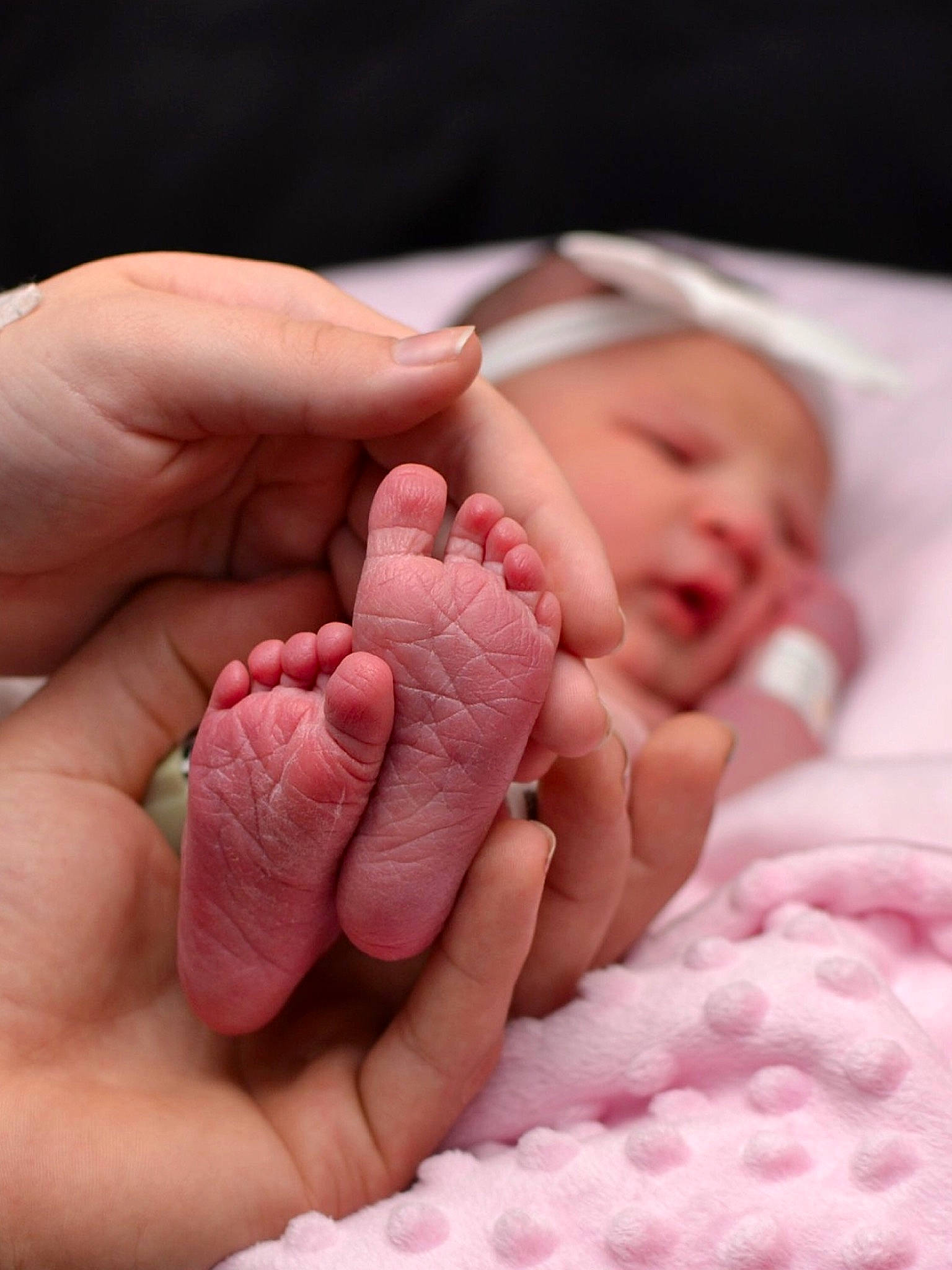 Isabelle Nichole is registered to the contest to win money with this photo: baby, baby_sleeping, birth, cheek, child, childbirth, close_up, finger, flesh, foot, gesture, hand, mouth, nail, person, pink, skin, sole, thumb, toddler