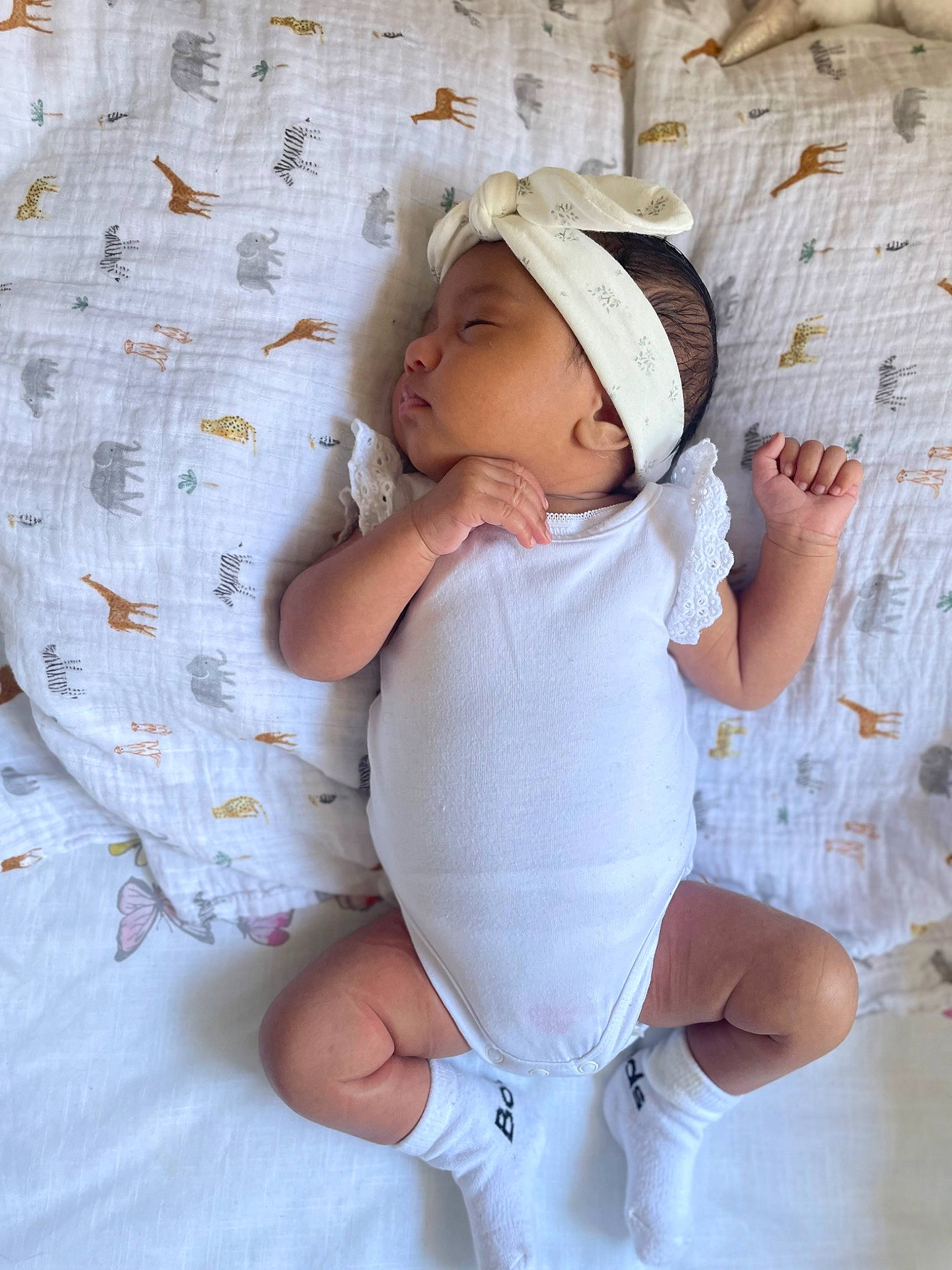 Alira joined the competition — help win amazing prizes! arm, baby, baby_products, baby_toddler_clothing, cap, child, comfort, fashion_accessory, finger, gesture, hand, headwear, linens, pattern, person, pink, skin, sleeve, textile, thumb