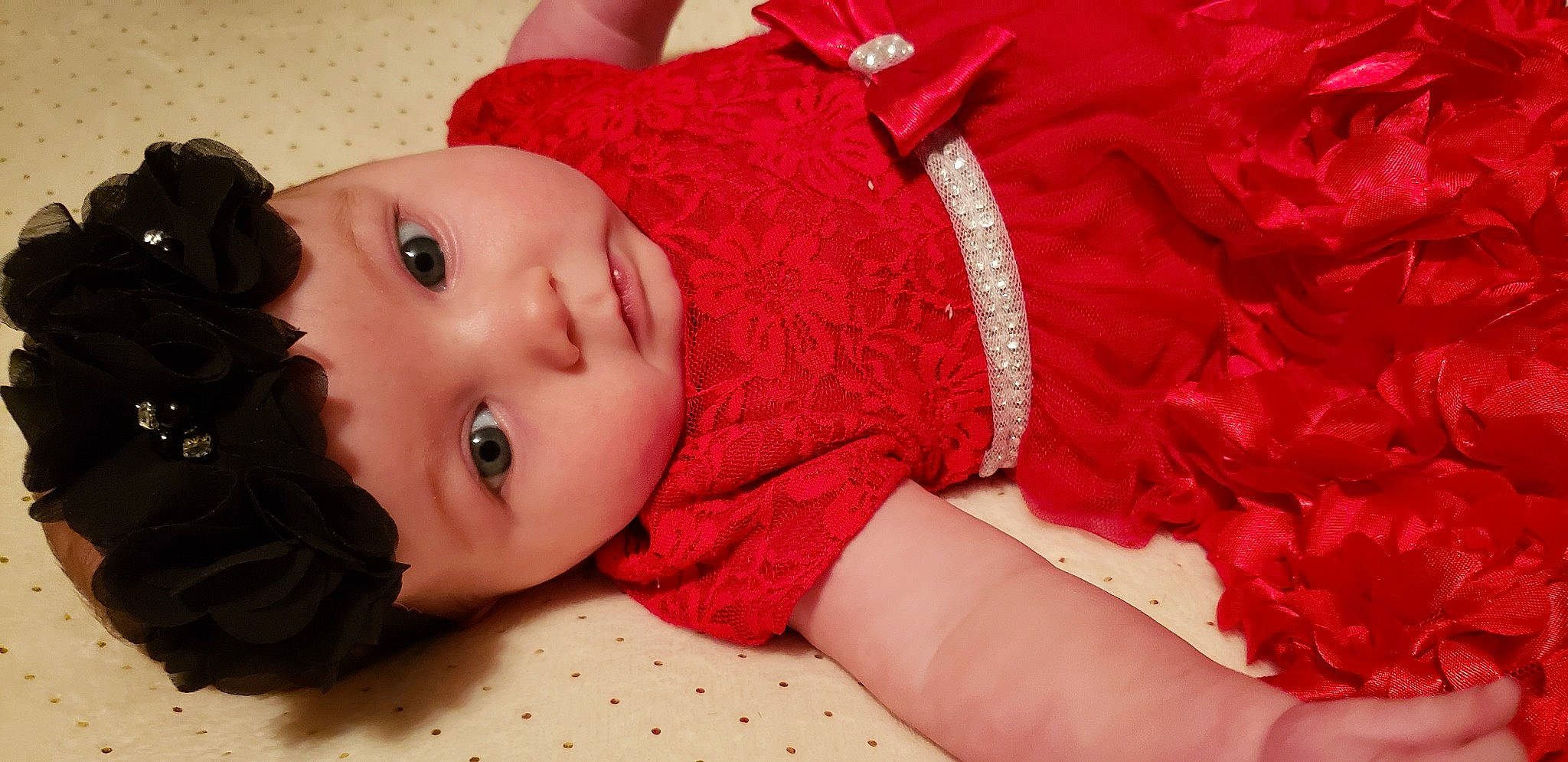 Ridley joined the competition — help win amazing prizes! baby, beauty, cheek, child, child_model, eye, headwear, lip, mouth, nose, person, pink, red, skin, toddler